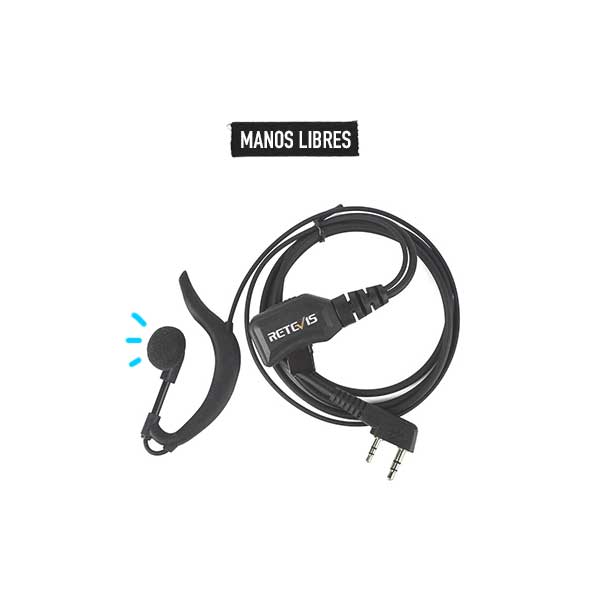 walkie talkie manos libres rental