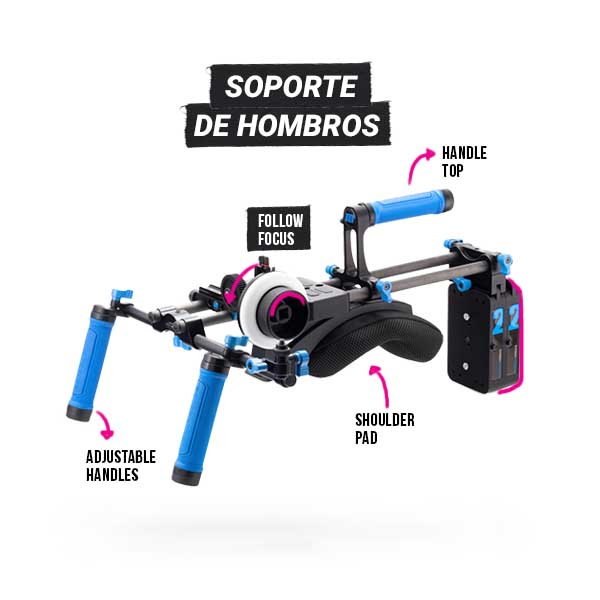 Soporte de hombro Redrock Micro
