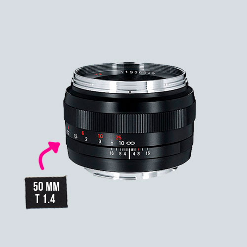 Alquiler 50mm 1.4 carl zeiss