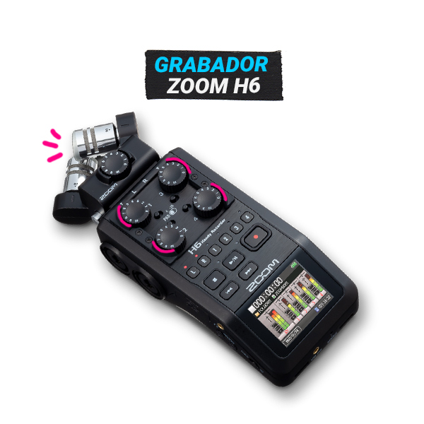grabador zoom h6