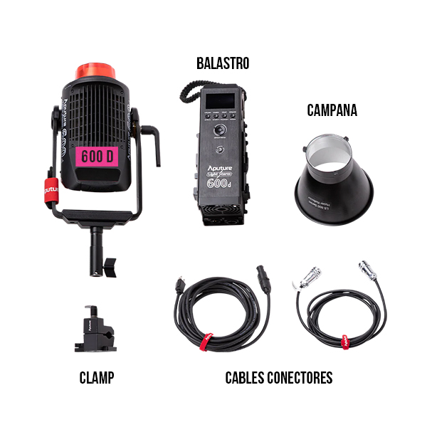 accesorios luz led 600d aputure